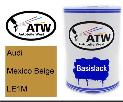 Audi, Mexico Beige, LE1M: 500ml Lackdose, von ATW Autoteile West.